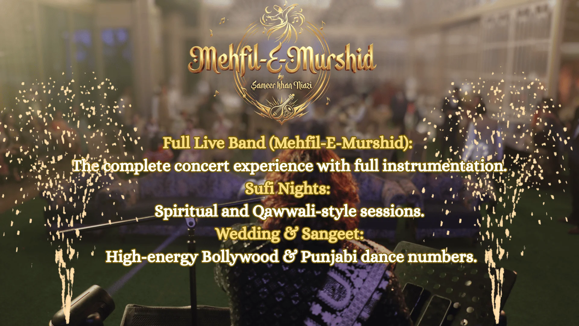 Professional Sufi and Bollywood fusion band team with 10+ musicians available for booking in India and abroad